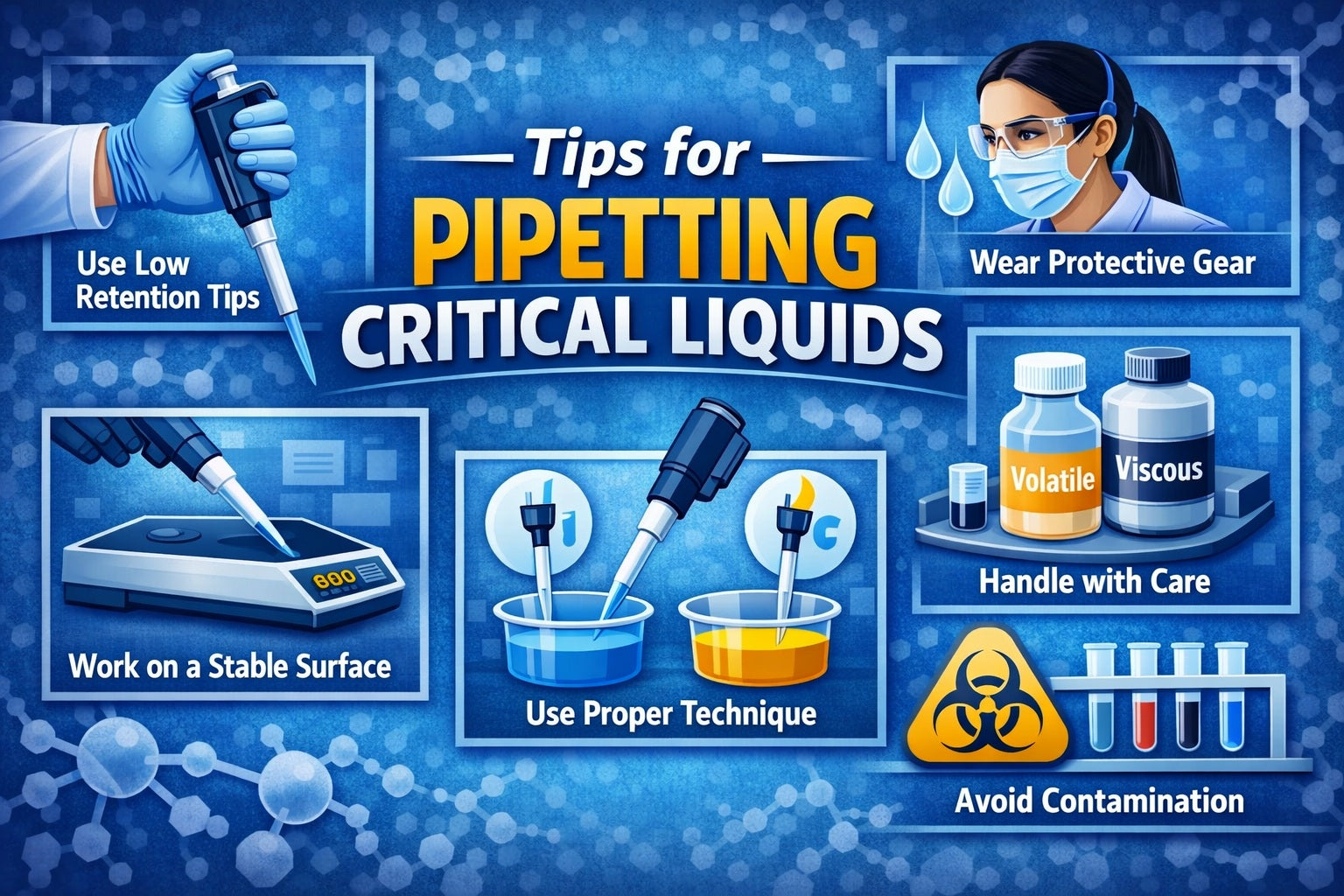 Pipetting critical liquids