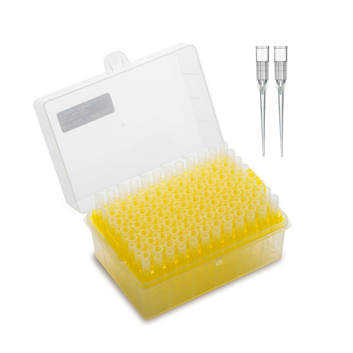 Rainin:  LTS tip, rack, with filter, sterile.  96 pieces/rack, 10 racks/pack, 5 packs/case