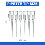 Rainin LTS tip, rack, sterile, with filter, low retention.  96 pieces/rack, 10 racks/pack, 5 packs/case