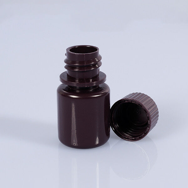 Biologix®Wide-Mouth Reagent Bottles-15mL (Brown), Case of 1,200