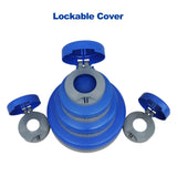 CryoKING® Liquid Nitrogen Tank - 31.5 L/35.5 L, Including 6 Square Racks