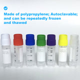 CryoKING® 2ml Cryogenic vials, External, No barcode sample tubes,  25/Bag, 1000/Case