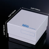 CryoKING® 3in Cardboard Freezer Boxes, 100/81 Well, Plastic Coating, 5/Pack, 100/Case