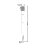 Biologix® 5ml Pipette Tips, PP, Clear, Sterile, 40/Rack, 40 Racks/Case