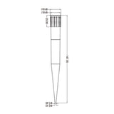 Biologix® 10ml Pipette Tips, PP, Clear, Sterile, 24/Rack, 40 Racks/Case