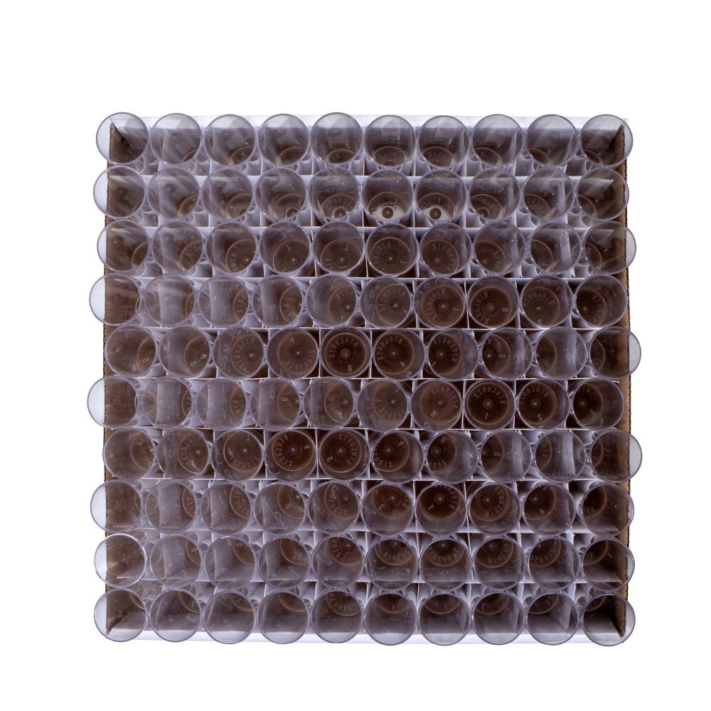 Drosophila Vials, K-Resin, Bulk/Tray Package, 500 Pcs/Case