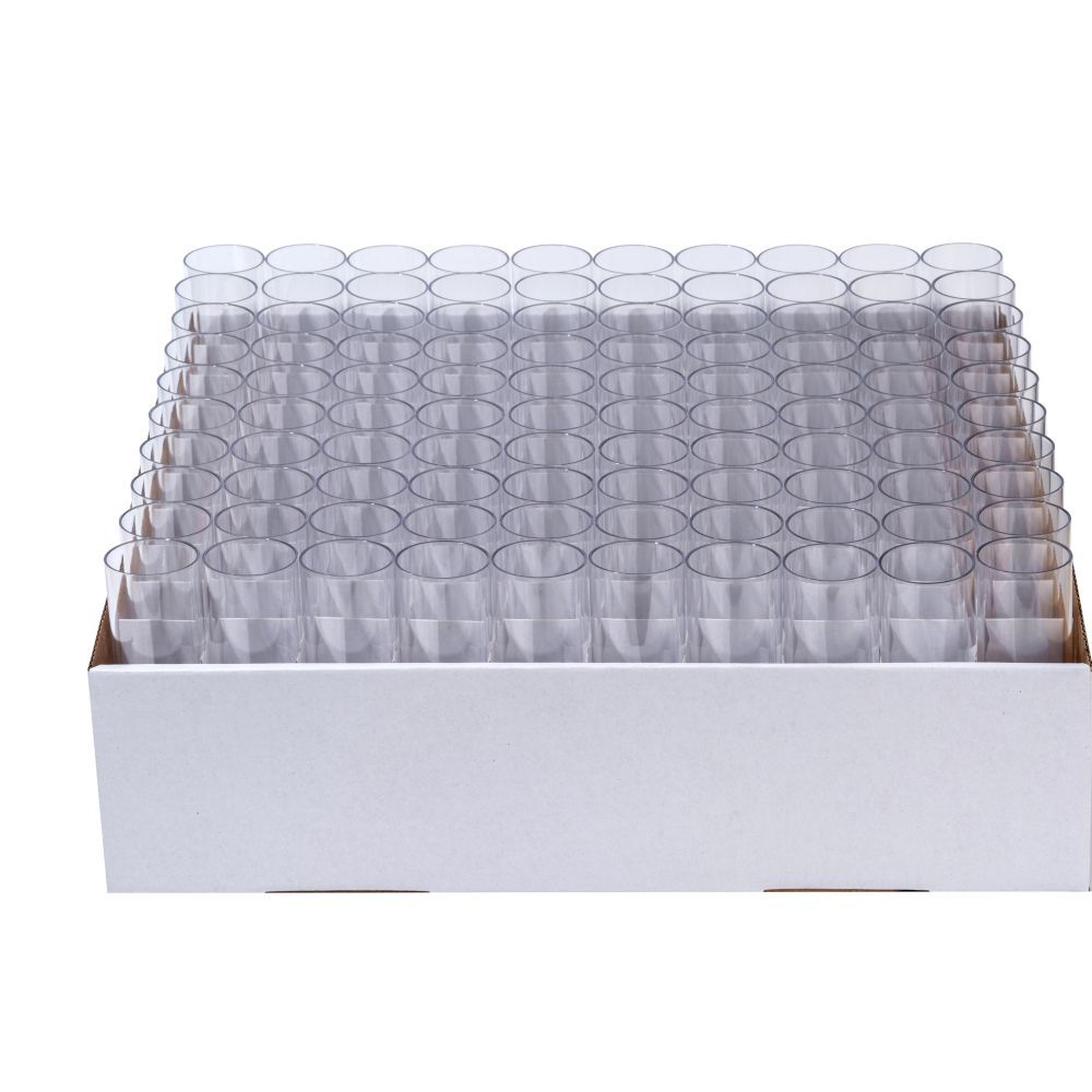 Drosophila Vials, K-Resin, Bulk/Tray Package, 500 Pcs/Case
