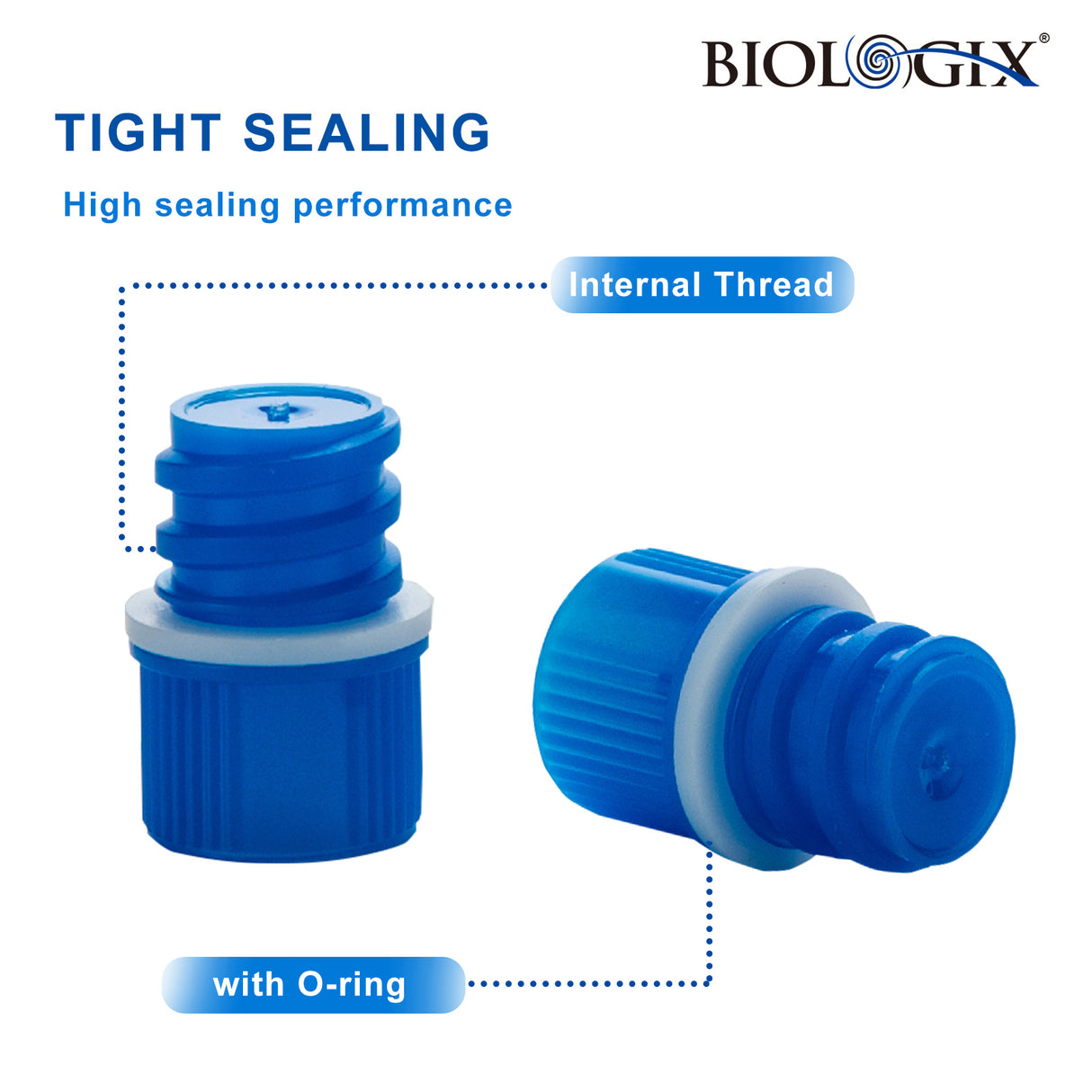 Cryogenic Vials-2.0ml tubes (Internal Thread, Non-Barcoded) 25/Bag, 500/Pack, 1000/Case