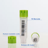 Biologix® SBS Standard Cryogenic Vials External Thread 0.75 ml, 96-Well, Case of 1920
