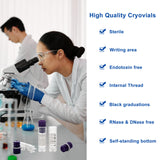 Cryogenic Vials-2.0ml tubes (Internal Thread, Non-Barcoded) 25/Bag, 500/Pack, 1000/Case