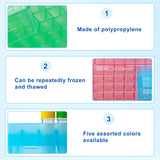 CryoKING® PP Cryogenic Boxes (2in. 81-Well) Assorted color, 5/Pack. 20/Case