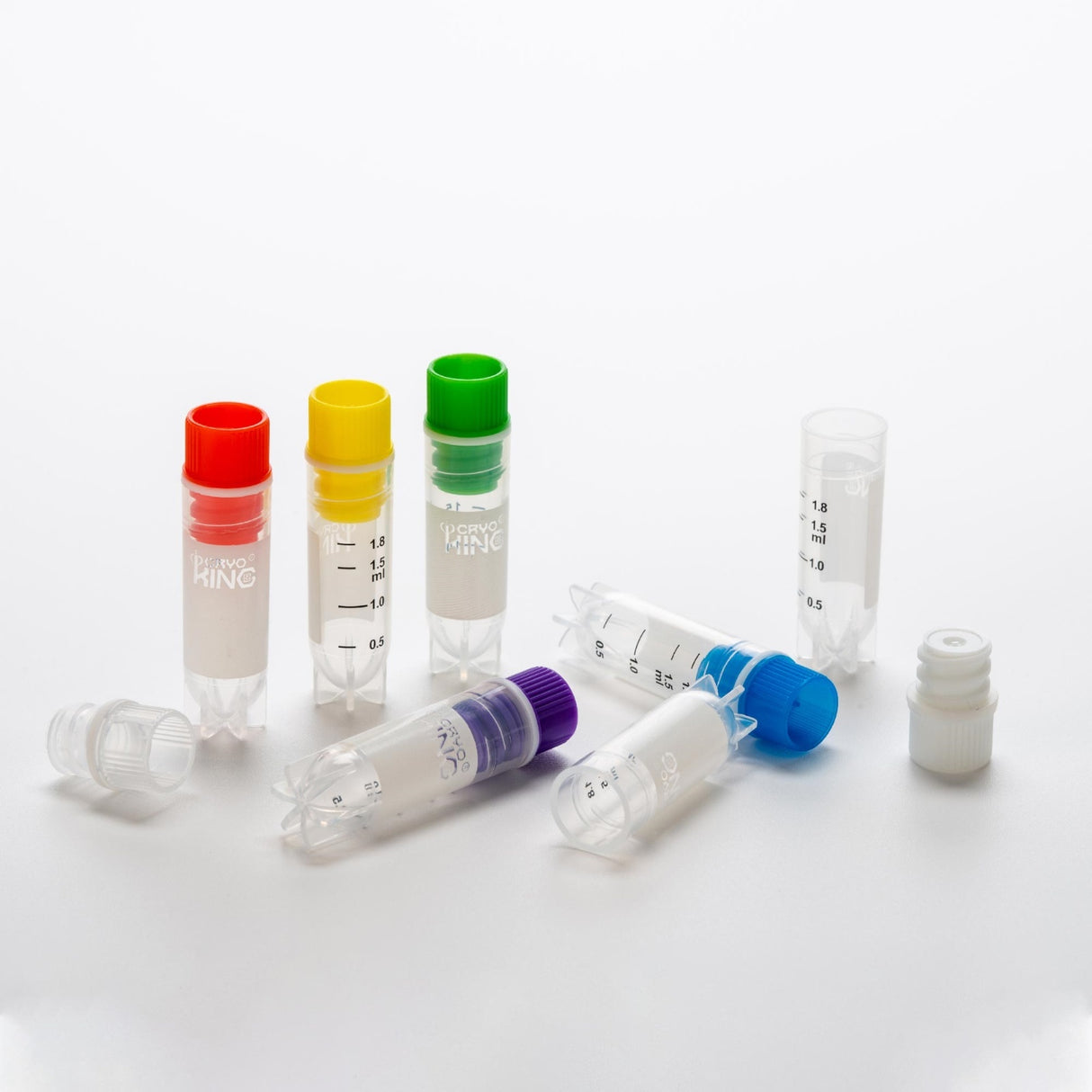 Cryogenic Vials with Side Bardcodes-2.0 ml Internal Thread, 25/Bag, 1000/Case