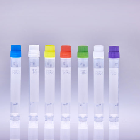 CryoKING®  Cryogenic Vials 5.0ml Plastic Cryogenic sample Tube (External, Non-Barcoded) 25/Bag, 500/Pack, 1000/Case
