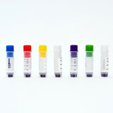Biologix® 2.0ml Cryogenic Vials, Side & Bottom Barcoded, Internal, O-ring, 25 Sets/Bag, 20 Bags/Pack, 2 Packs/Case
