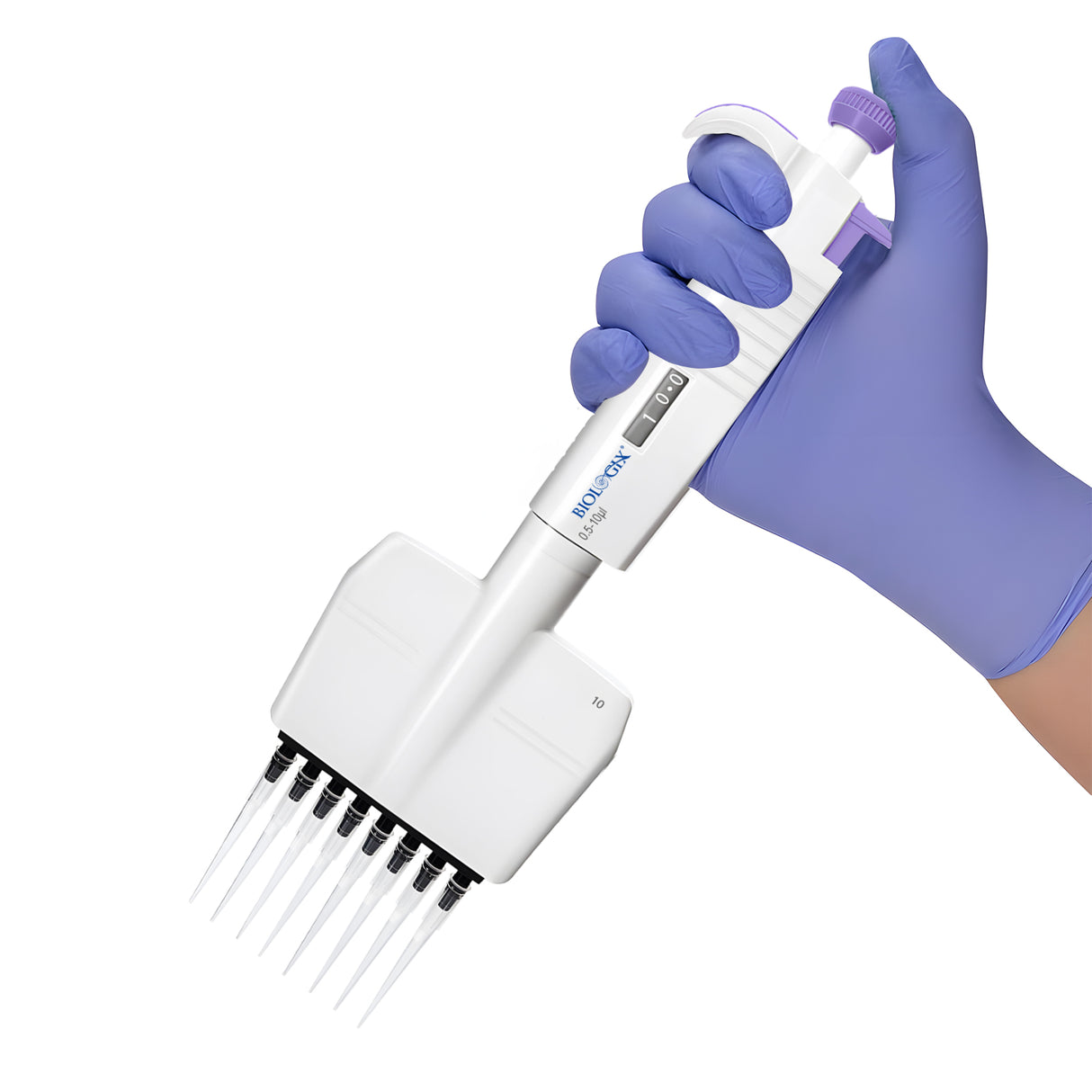 Micropette plus 8 channel mechanical pipettes, adjustable volume