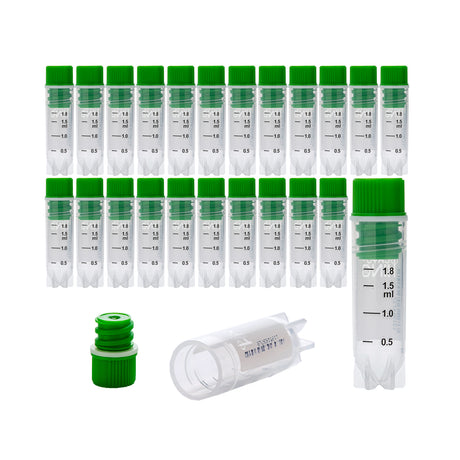 Cryogenic Vials with Side Bardcodes-2.0 ml Internal Thread, 25/Bag, 1000/Case
