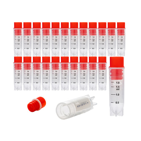 Cryogenic Vials with Side Bardcodes-2.0 ml Internal Thread, 25/Bag, 1000/Case
