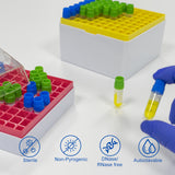 Cryogenic Vials-2.0ml tubes (External Thread, Non-Barcoded) 25/Bag, 500/Pack, 1000/Case