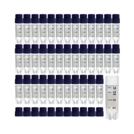 Cryogenic Vials-2.0ml tubes (External Thread, Non-Barcoded) 25/Bag, 500/Pack, 1000/Case