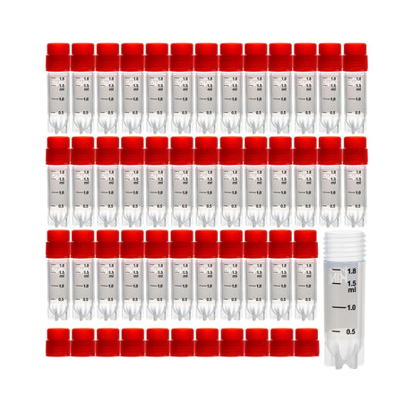 Cryogenic Vials-2.0ml tubes (External Thread, Non-Barcoded) 25/Bag, 500/Pack, 1000/Case