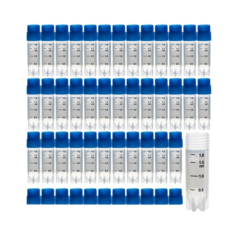 Cryogenic Vials-2.0ml tubes (External Thread, Non-Barcoded) 25/Bag, 500/Pack, 1000/Case