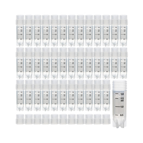 Cryogenic Vials-2.0ml tubes (External Thread, Non-Barcoded) 25/Bag, 500/Pack, 1000/Case