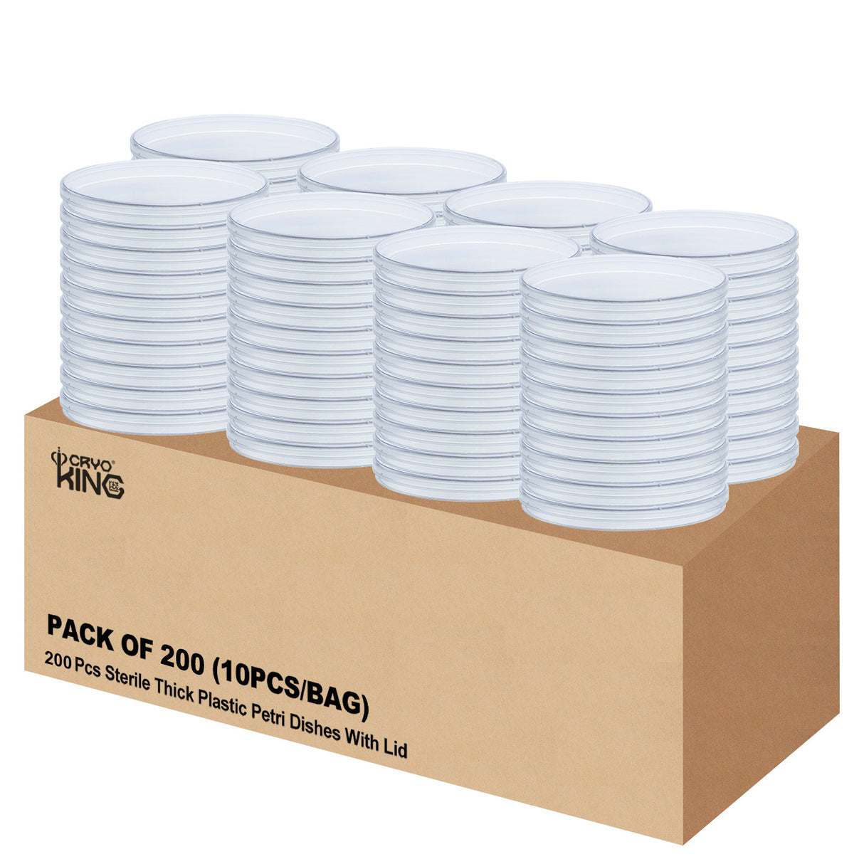 Biologix® Petri Dishes-150x15mm, 10/Bag, 30/Pack, 200/Case