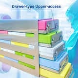 CryoKING® Sliding Drawer Freezer Racks, Stainless Steel, Pull-out handles, 1 Piece/Case