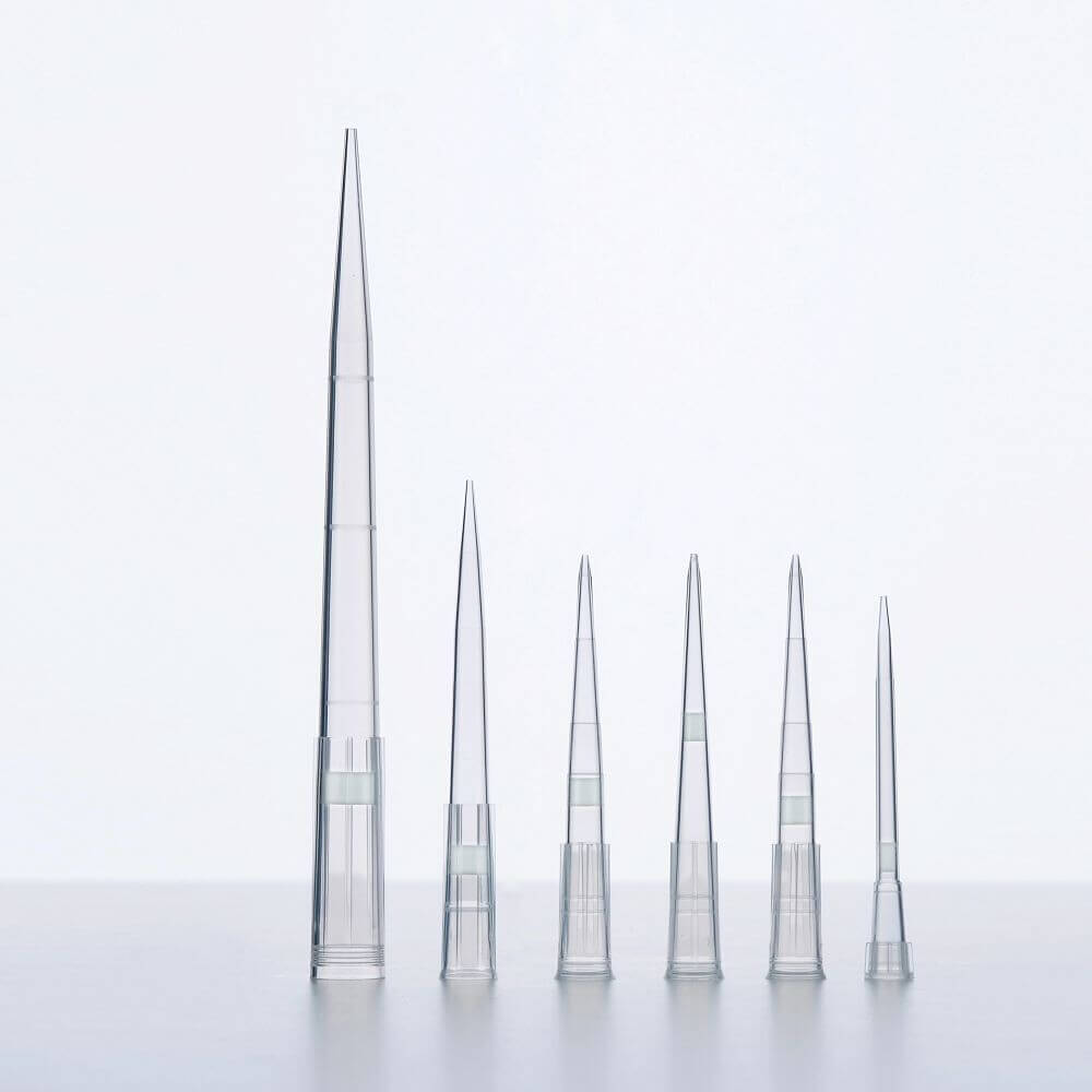 Filter Pipette Tips-10μl, 20ul, 50ul, 100ul, 200ul, 1000ul  Extra-Long, Low Retention, 96/Rack, 4800/Case