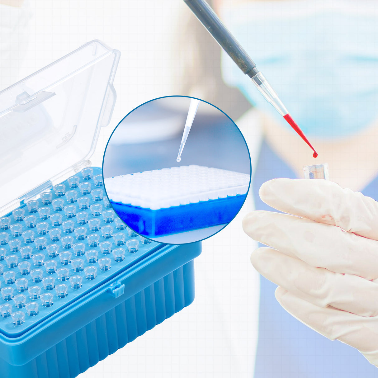 Biologix® Pipette Tips-10µl/200μl/1000µl/1000µl Extended, (Rack, Sterile)