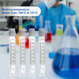 5ml Cryogenic Vials, Side Bardcode, External, 25/Bag, 500/Pack, 1000/Case