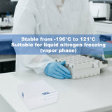 CryoKING® Cardboard Freezer Boxes-2in ( Premium White) 5/Bag, 100/Case