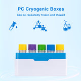 CryoKING® PC Cryogenic Boxes-2in. 25-Well, 5/Pack, 30/Case