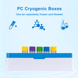 CryoKING® PC Cryogenic Boxes-Assorted (2in. 81-Well) 5/Pack, 20/Case