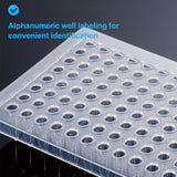 Biologix® Half-Skirted PCR Plates, 96-Well for 0.2ml Tubes, Clear, 25/Pack, 100/Case