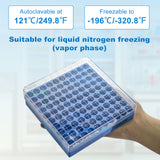 CryoKING® PC Cryogenic Boxes-Blue (1in. 100-Well) 6/Pack, 12/Case