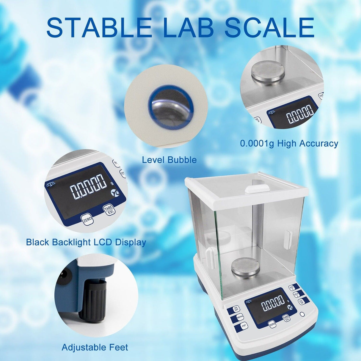 Electronic Analytical Balance (0.1 mg, 200 g)