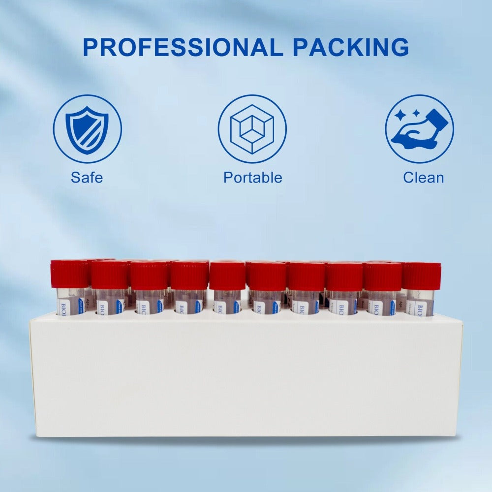 Ultra Pure Water, Molecular Biology Grade, DNase, RNAse, Protease, Endotoxins (Pyrogen) Free, PCR/RT-PCR Certified, Nuclease-Free Water, 10 ml, 50 Pcs/Pack, 10 Packs/Case