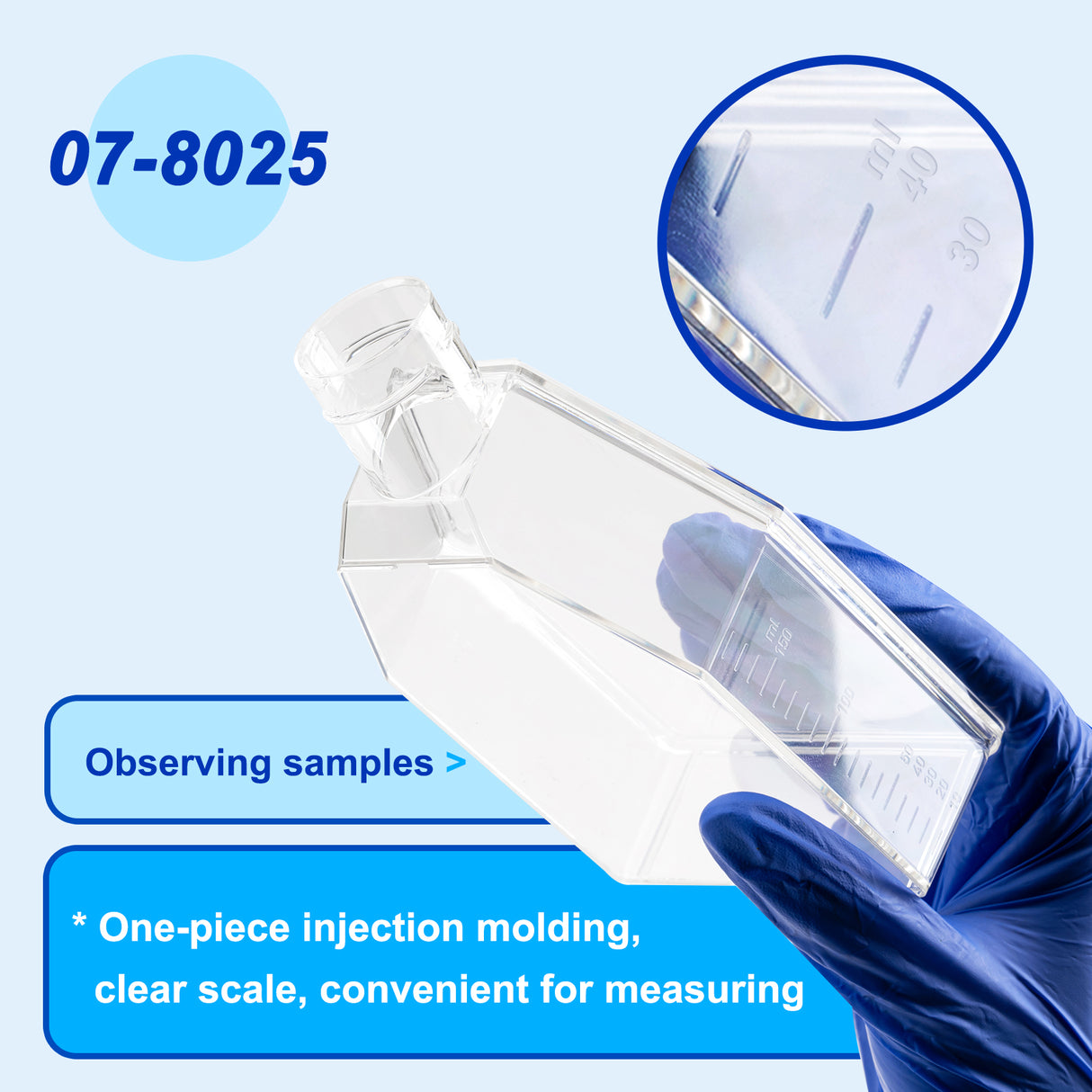 Biologix® Cell Culture Flask 25cm² with Filter /Plug Cap, 5/Pack, 200/Case