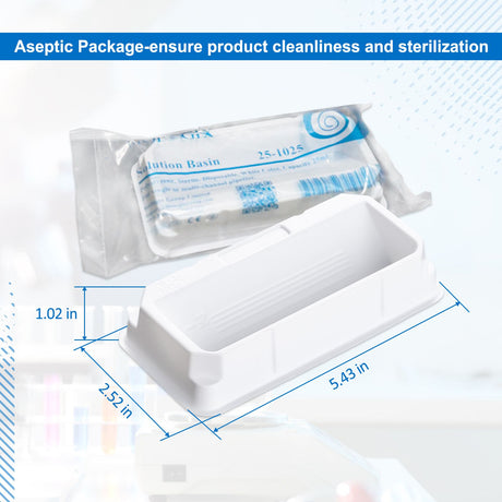 Biologix® Solution Basins-25mL (PS), Case of 100
