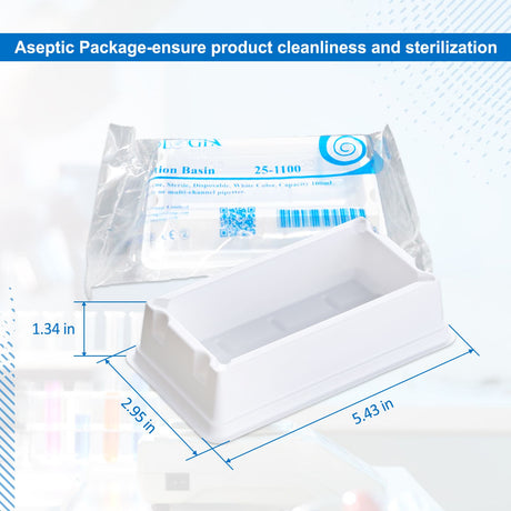 Biologix® Solution Basins-100mL (PS), Case of 50
