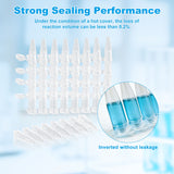 Biologix® 0.2ml-8-Strip PCR Tubes, Individual type with attached cap, flat-top Clear, 120/Unit, 10 Units/Case