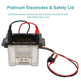 Mini Vertical Electrophoresis Apparatus, 83x73 mm Gel Area, 0.75/1/1.5 mm Thickness for SDS-PAGE & Native PAGE