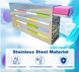 CryoKING® Side Access Drawer Freezer Racks, Stainless steel, 1 Piece/Case