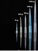 NEST Pipette Tips, Clear, non-filtered, Racked, Sterile, 96/box, 960/pk, 4800/cs