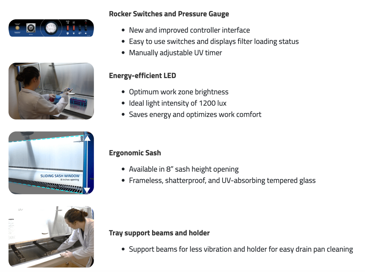 Airstream® Reliant G4 Class II Type A2 Biological Safety Cabinet