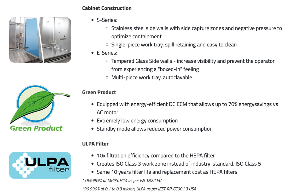 Airstream® Reliant G4 Class II Type A2 Biological Safety Cabinet