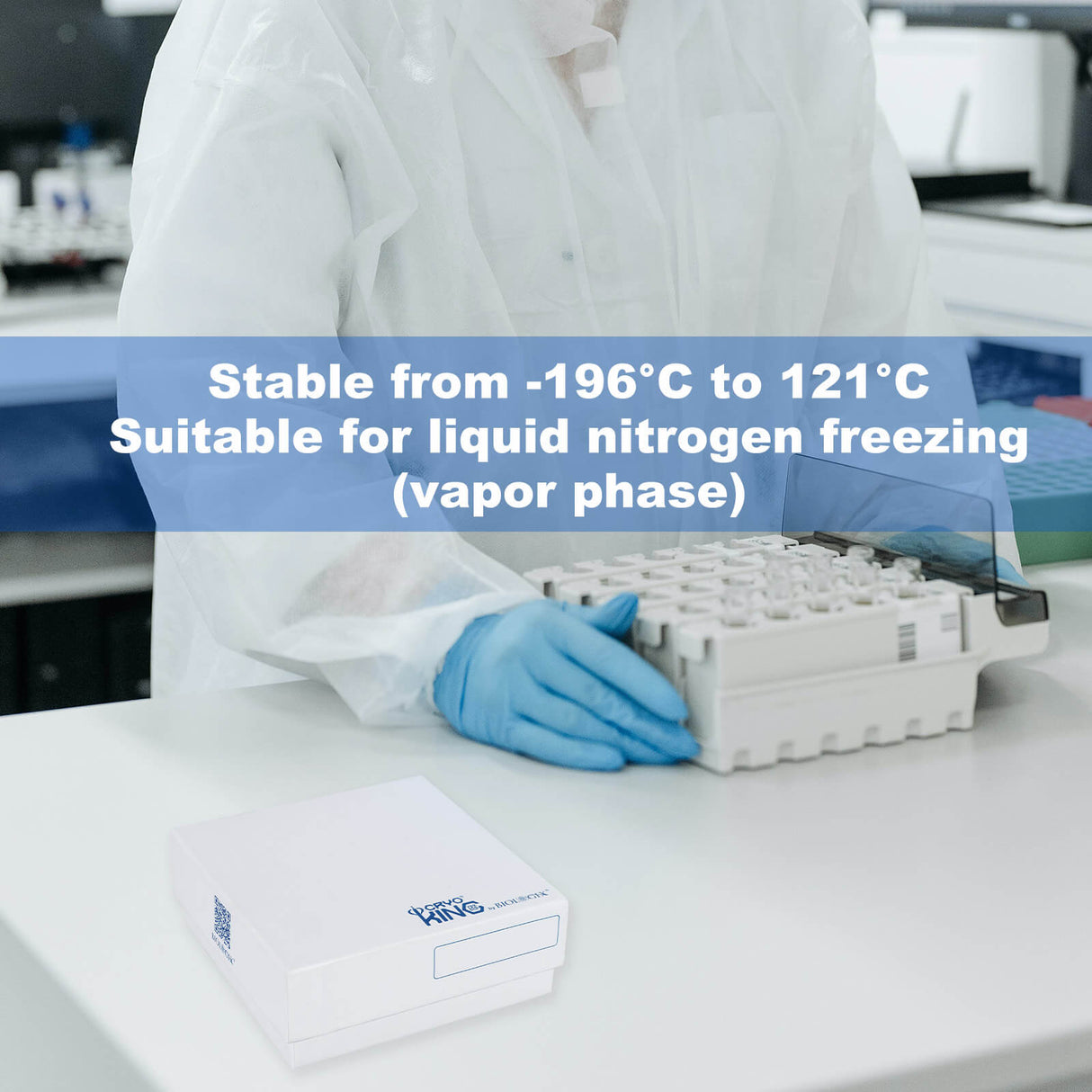 CryoKING® Cardboard Freezer Boxes, Plastic Coating, 5/Bag