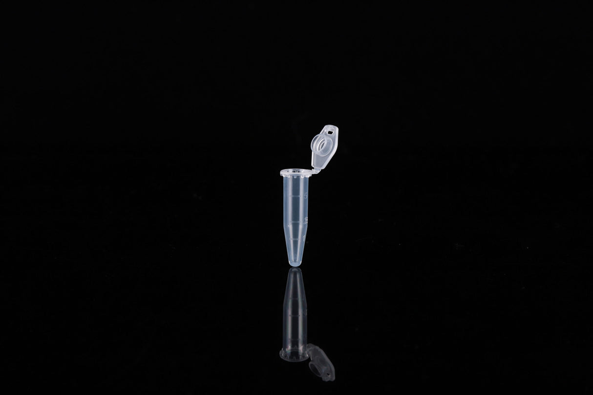 NEST 0.6 mL, 1.5 mL, 2 mL, 5 mL Microcentrifuge Tube, Clear, Sterile, Conical or round, Lock Cap