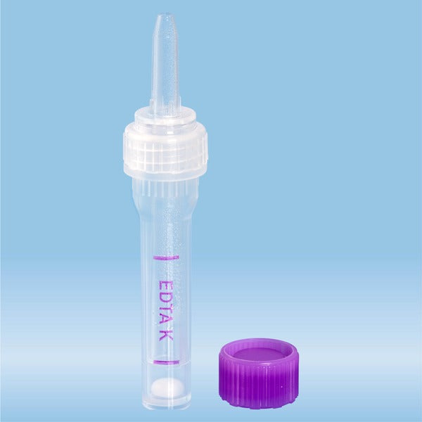 Multivette 600 K3 EDTA, 600 ¬µl, cap violet, screw cap, 100 Piece(s)